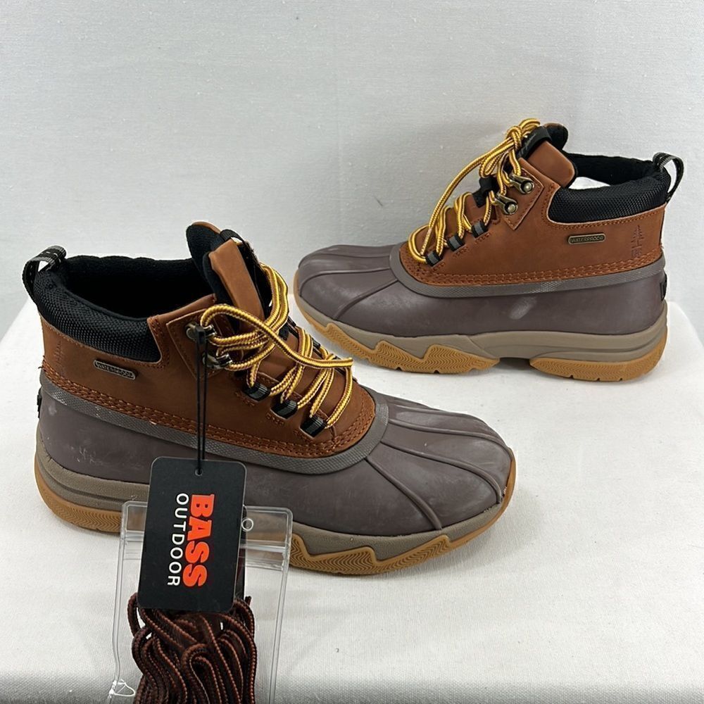 Bass Outdoor Field Duck Mid Boots -Tan/Chocolate -Size 8- NIB - Picture 5 of 7